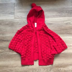 Girls 5T poncho sweater